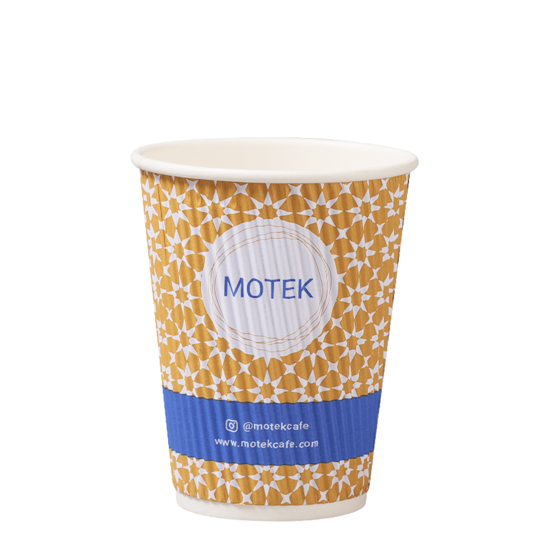 تموج كأس ورق الحائط